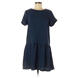 Cynthia Rowley Blue Drop Waist Dress
